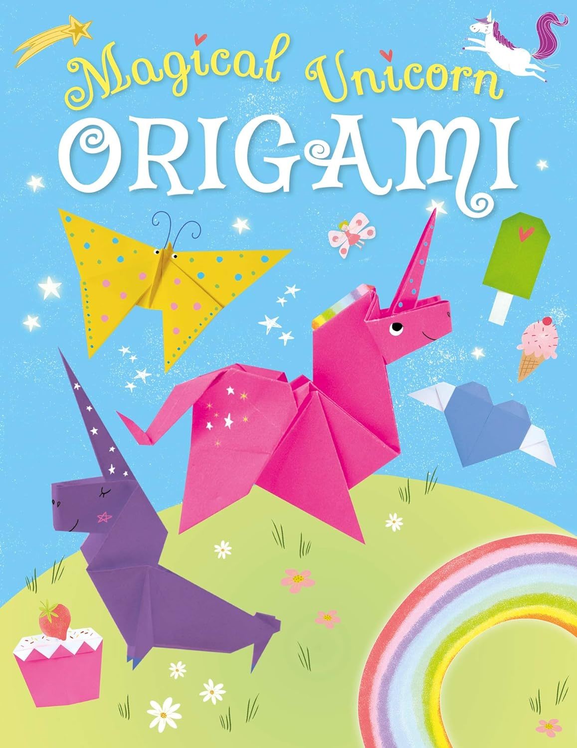 Magical Unicorn Origami book cover